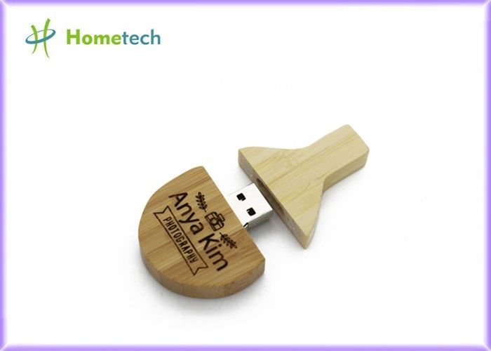 A memória de madeira de USB do Pingpong cola a capacidade real HT-763 de 2GB/4GB 100%