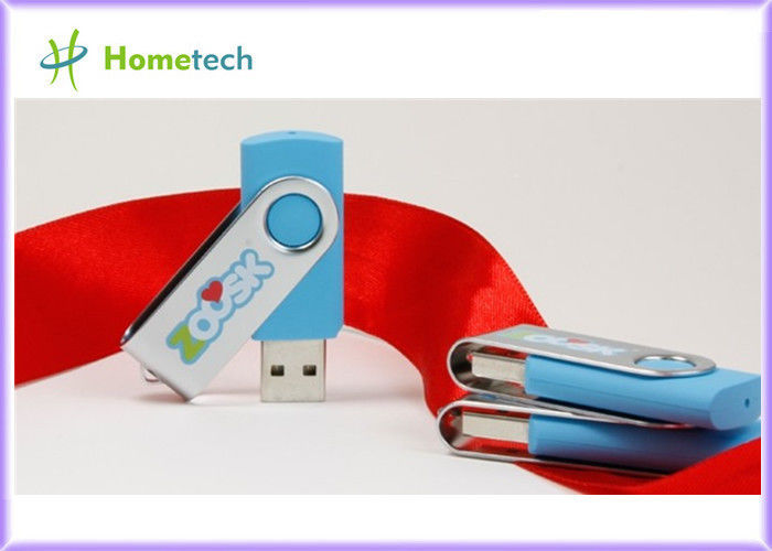 O flash de USB da torção de USB 2,0 conduz varas plásticas de USB do giro do disco da vara U da memória das movimentações da pena