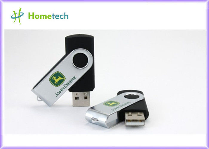 varas da memória de USB do preto 2GB, movimentação preta do flash de USB do giro, preto da vara de USB da torção