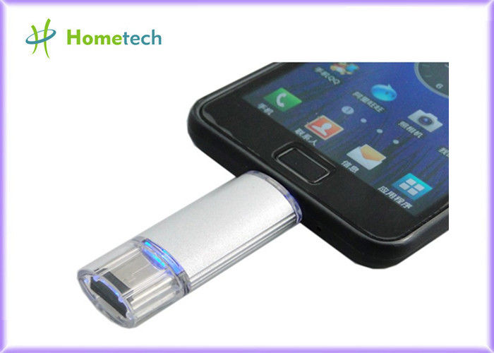 Rosa da movimentação do flash de USB do telefone móvel de OTG Smartphone para a transferência de ficheiros