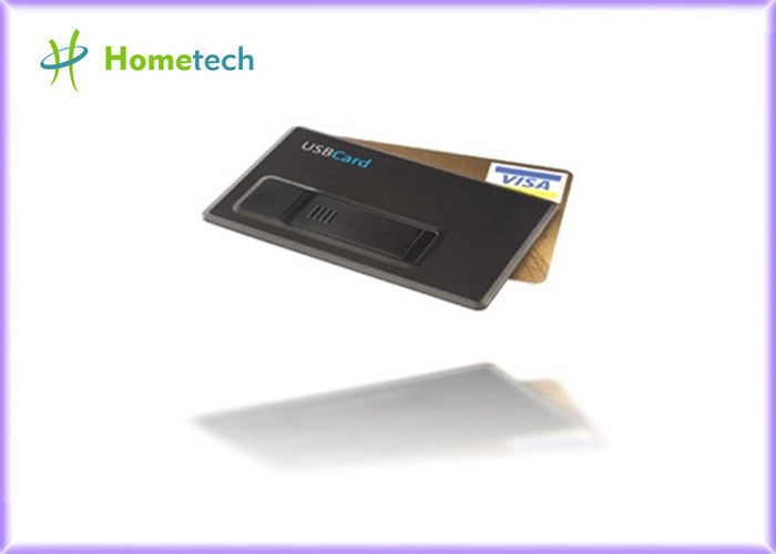 A pena plástica alta do dispositivo de armazenamento de USB do cartão de crédito da capacidade 32gb conduz a vara da memória