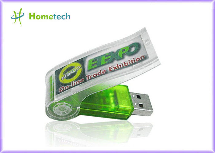varas plásticas de USB da torção 2GB/4GB, costume da movimentação da pena do giro impressas