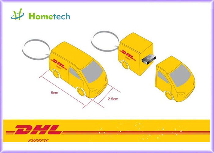 O caminhão de DHL dos desenhos animados personalizou a movimentação do flash de USB com memória de alta velocidade 4GB/8GB de USB