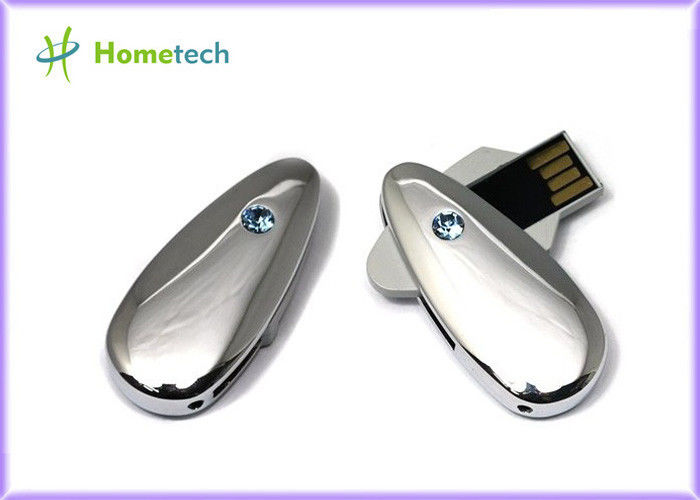 O metal/varas de cristal de USB da torção, presentes gravados USB de 4G 8G cola
