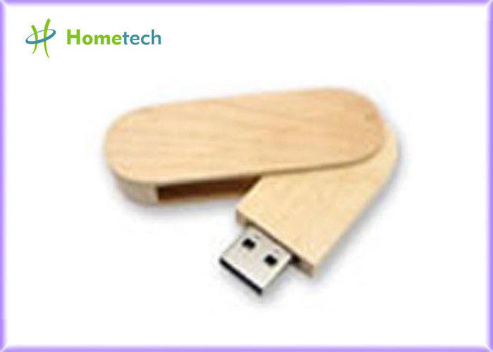 disco de madeira da memória U da movimentação do flash de 4GB/8GB Brown USB para a alta velocidade