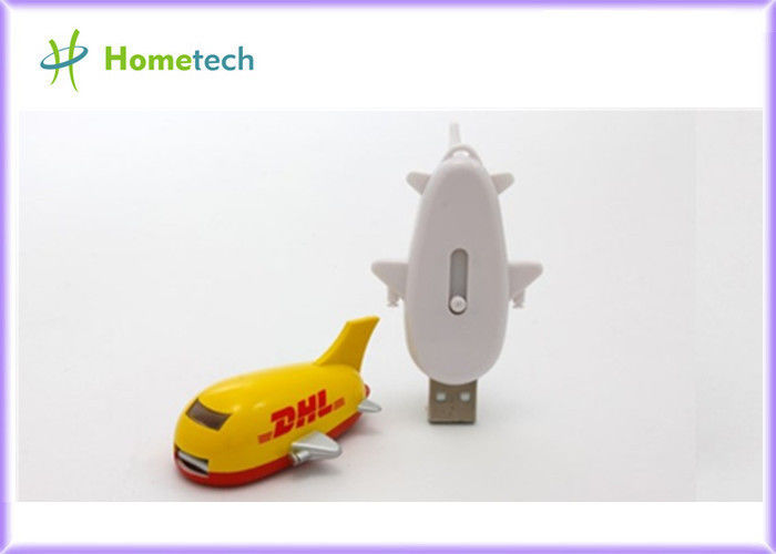 Da movimentação plástica do flash de USB da vara de USB 2,0 avião branco para crianças