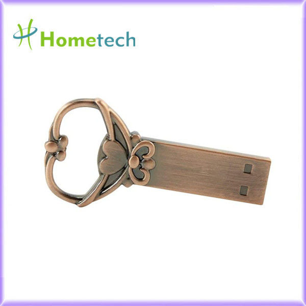 A chave do nó de amor do metal dá forma da movimentação instantânea chave do usb da forma do metal de 16GB USB 2,0 à flash-chave chave instantânea do usb
