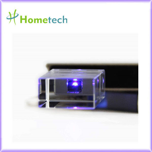 Presente Logo Rose/ouro feito sob encomenda/movimentação instantânea clara transparente de cobre/de prata do diodo emissor de luz de 32GB USB2.0 15mb/s