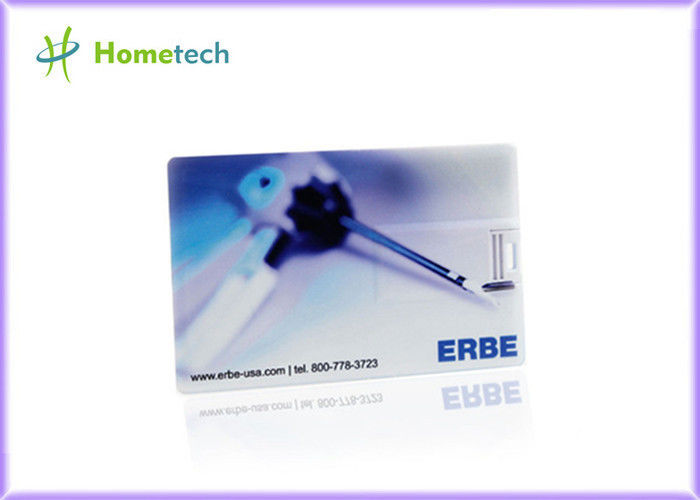 Dispositivo de armazenamento plástico de USB do cartão de crédito do logotipo feito sob encomenda personalizado