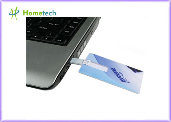 Dispositivo de armazenamento plástico de USB do cartão de crédito do logotipo feito sob encomenda personalizado