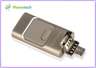 Armazenamento 3 de USB do telefone celular em 1 leitor de cartão da Multi-função OTG de Pendrive do U-disco para iOS do iPhone & Samsung Android