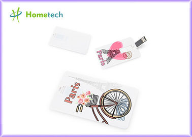 Plástico popular do cartão do Usb da movimentação do flash do Usb do cartão de crédito