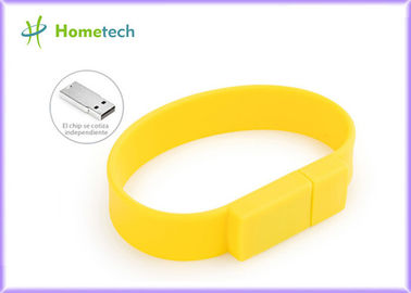 FCC personalizado personalizado de RoHS da movimentação do flash de USB do punho de USB 1GB 2GB 4GB 8GB do silicone