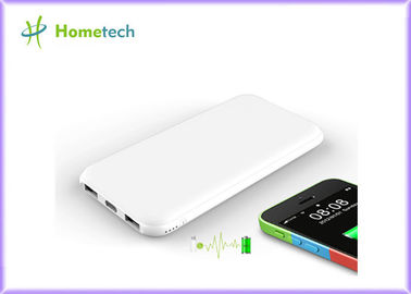 Os portos de carregamento do portable 2 ultra finos comprimem o banco 10000mAh Li do poder - bateria do polímero