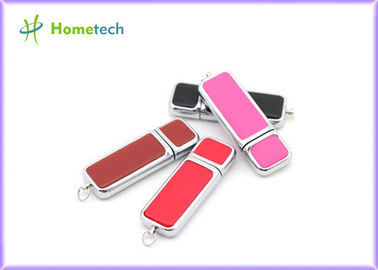 Impressão feita sob encomenda do logotipo da movimentação de couro engravable relativa à promoção do flash de USB