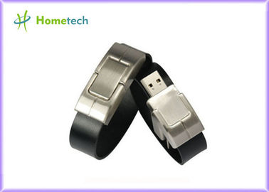 O punho de couro personalizou 32gb a movimentação instantânea 10-22mb do usb 2,0/velocidade de s