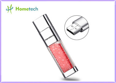 O flash vermelho de cristal transparente da novidade da tela da decoração conduz o presente relativo à promoção