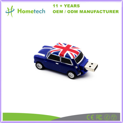 Chave de chave de aço inoxidável de carro de metal USB 2.0 Memória Stick Pen Drive 8GB 16GB 32GB 64GB