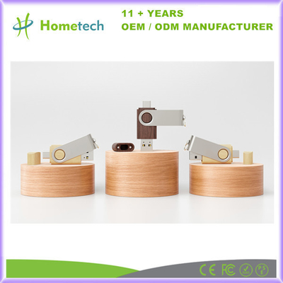 Twister Wood Bamboo Walnut Maple Tipo C USB 3.0 Pen Drive OTG USB 2.0 Flash Drive