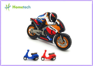 Movimentação pequena do flash do Usb da motocicleta da promoção do tamanho, disco macio conduz do Usb do plástico do carro de Moto/U
