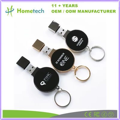 8GB/16GB/32GB/64GB/128GB Metal USB 2.0/3.0 Laser Engrave Logo ideal para promoção