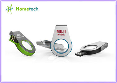 360° que gerencie metal acrílico claro do tamanho de USB o mini/apoio acrílico USB 2,0 do registrador da movimentação do flash de USB do giro com luz do diodo emissor de luz