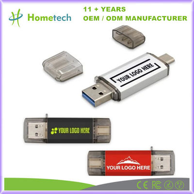 USB flash resistente a água C Drive Transferência de dados de corpo de metal rapidamente