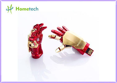 Da forma pendrive criativa da palma de IRON MAN da movimentação do flash de USB Portable móvel do disco da junção U