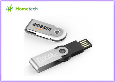 O giro ilumina acima o ABS do logotipo capacidade plástica da movimentação do flash de USB da multi + o material feitos sob encomenda do metal