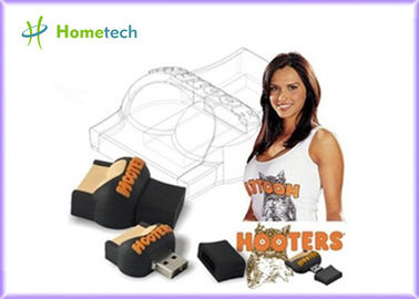 a movimentação/HOOTERS personalizados 4GB do flash de USB no flash feito sob encomenda de Bogotá conduz para o presente relativo à promoção da empresa