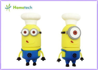 Os desenhos animados do COZINHEIRO CHEFE personalizaram a forma USB dos desenhos animados do sequaz da movimentação 4GB do flash de USB
