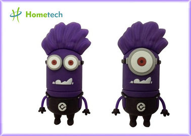 Desenhos animados roxos USB 8gb, movimentação roxa de USB, movimentação roxa do flash de USB do sequaz