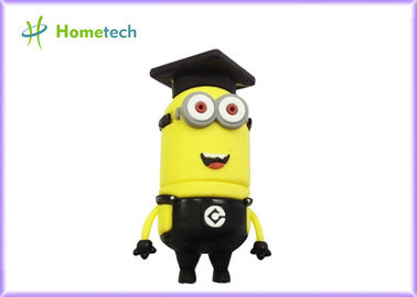 desenhos animados USB do preto 3D, movimentação feita sob encomenda com melhor preço, movimentação preta do flash de USB do flash de USB do sequaz