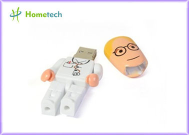 O doutor Caráter USB dos desenhos animados da forma conduz a vara 2,0 4GB da memória Flash