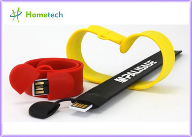 Memória elegante da movimentação do flash do volume 4gb USB da movimentação do flash de USB do punho da batida do silicone