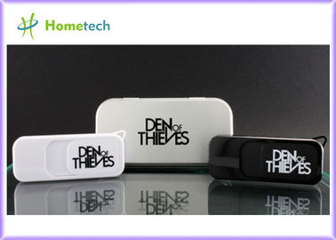 Movimentação muito popular com logotipo feito sob encomenda, pena plástica do flash do plástico 1GB USB de USB da vara