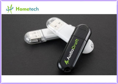 Movimentação plástica 512MB do flash de USB dos presentes relativos à promoção ovais