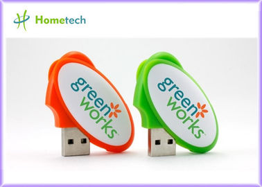 Movimentação azul 8GB do polegar do flash do usb do plástico do OEM, memória plástica 2,0 de USB com logotipo personalizado USB pendrive