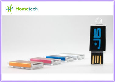 Movimentação plástica 4GB 8GB do flash de USB do retângulo dos artigos de papelaria do escritório, USB 2,0