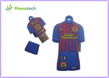 Movimentação personalizada do flash de USB do pólo da memória 2GB 4GB 8GB 16GB Barcelona Messi de USB