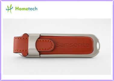 Disco instantâneo de USB do couro do presente da promoção