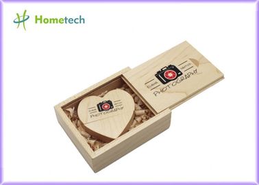 Do LOGOTIPO feito sob encomenda de madeira da pena 64GB da vara da memória Flash de ECO impressão a cores completa USB impermeável