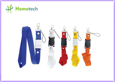 Personalize as movimentações roxas do flash de USB da correia plásticas para Windows Vista