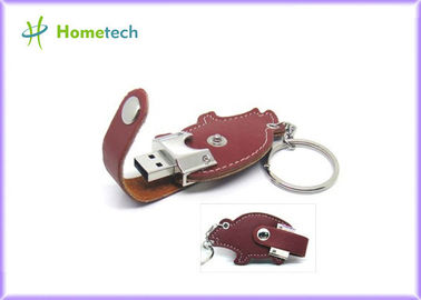 Capacidade alta instantânea de couro de disco 16GB 32GB de USB do bolso com 64GB
