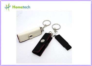 Disco instantâneo de couro USB 2,0 de USB do retângulo personalizado para o estudante