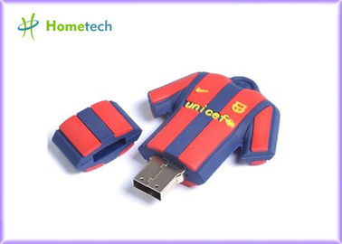 A movimentação da pena da memória da movimentação do flash de USB dos desenhos animados do pólo 2GB da UNICEF conduz a vara