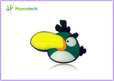 Movimentação de borracha verde do flash de USB dos desenhos animados/movimentação flash do Windows 2000