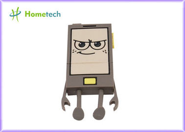 Movimentação genuína do flash de USB dos desenhos animados do robô bonito/movimentação do polegar vara da memória