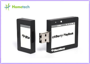 Movimentação bonito do flash de USB dos desenhos animados, disco preto da movimentação 8GB U da pena genuíno
