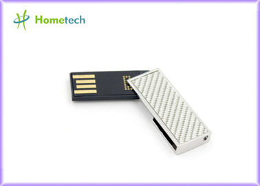 O polegar de prata do metal conduz, Usb impermeável de aço inoxidável 8GB/16GB/32GB da chave